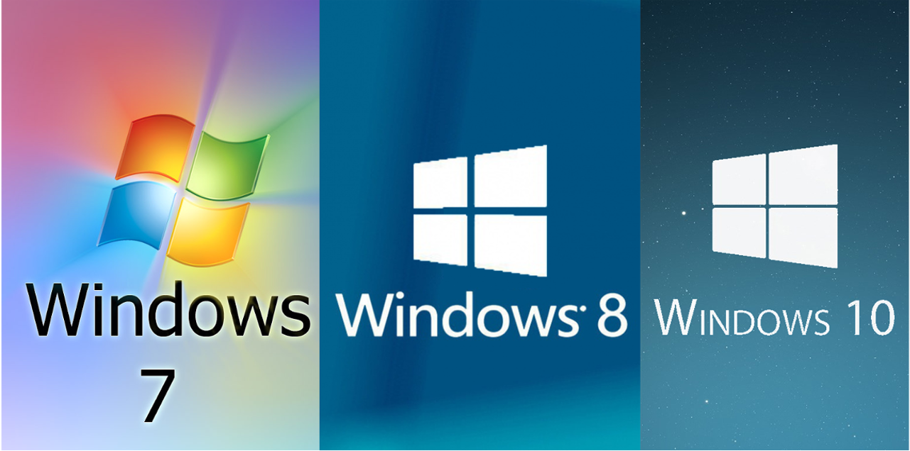 windows 7, windows 8, windows 10