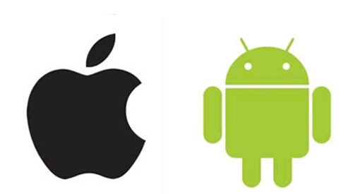 apple and android logos for backing up your smartphone